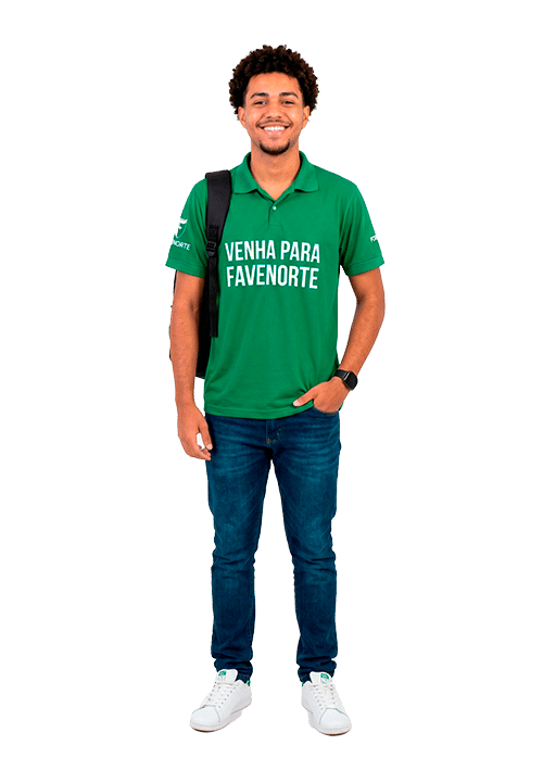 Estudantes da Faculdade Favenorte de Porteirinha, imagem publicada na página inicial